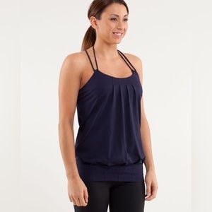 BNWOT Lululemon Flow and Go Tank
Deep Indigo. 
Size 8. Brand New Without Tags.